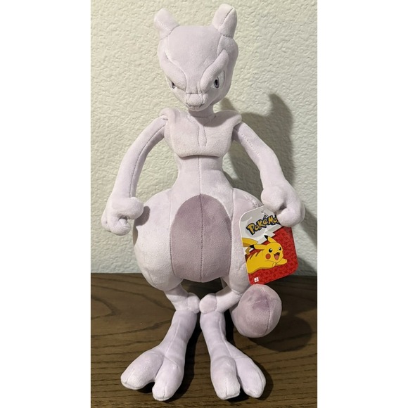 Jazwares Other - Pokémon Mewtwo 12" Plush Jazwares Stuffed Animal Purple Licensed SAME DAY SHIP